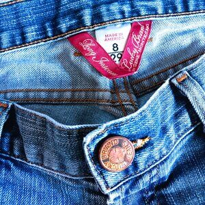 WOMEN'S LUCKY BRAND VINTAGE  BOOT CUT DISTRESSED JEANS, SZ. 8